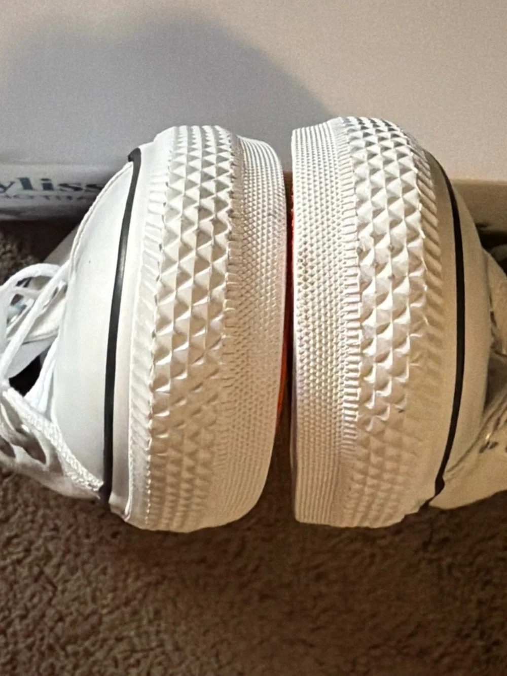 Converse white high